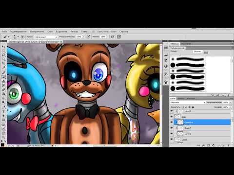 [SpeedPaint] New and Shiny (Five Nights at Freddy's 2)