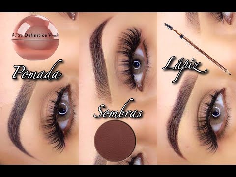 COMO HACER CEJAS CON   GEL , SOMBRA , LAPIZ