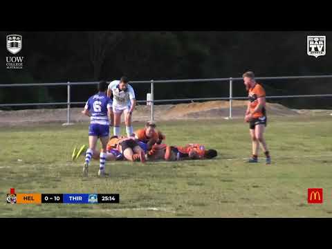 2019 IDRL 1st Grade Round 12 Highlights - Helensburgh Tigers vs Thirroul Butchers