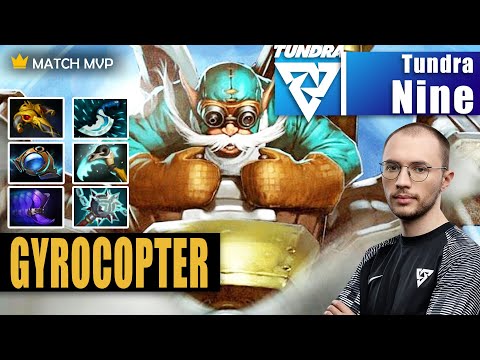 Gyrocopter Mid | Tundra.Nine | NINE 18 KILLS GYRO - READY FOR TEAM SECRET | 7.32c Gameplay Highlight