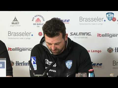 07.02.2019 TBV Lemgo Lippe gg. Füchse Berlin  Pressekonferenz