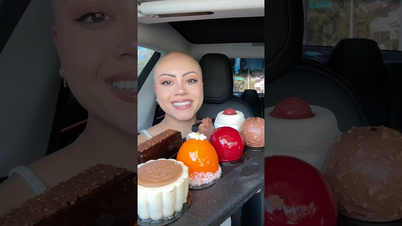 MORE BEAUTIFUL DESSERTS IN LA🍒#shorts