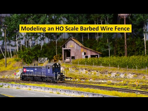 Modeling a Rural Barbed Wire Fence # 362 | Scenery Series # 15 | Boomer Diorama