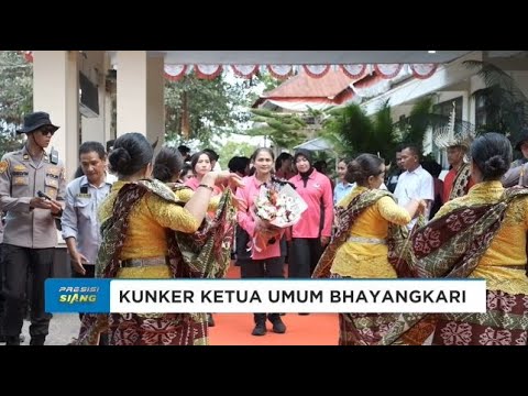 KETUA UMUM BHAYANGKARI KUNJUNGAN KERJA KE NTT