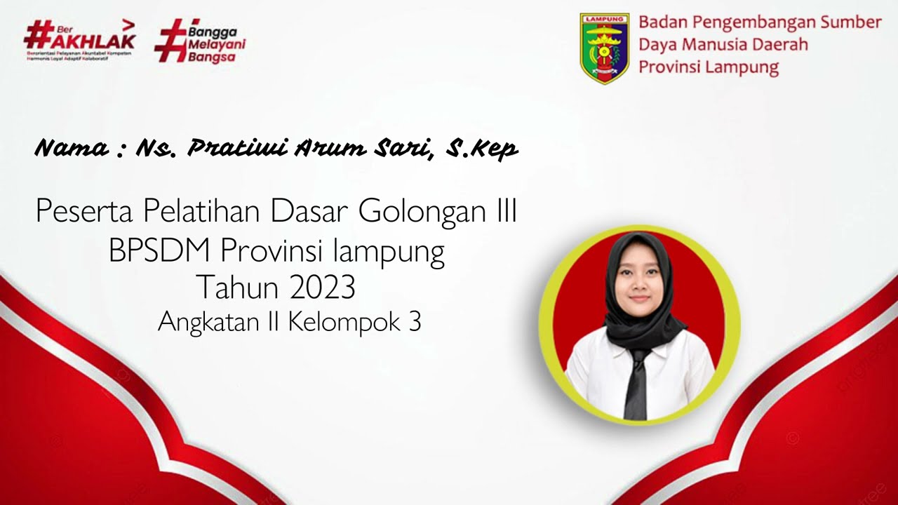 Penerapan Core Value ASN BerAkhlak Latsar CPNS 2023