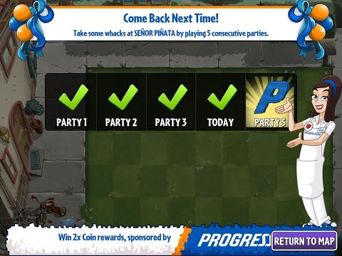 Plants vs Zombies 2 Epic Pinata Party Hack with Progressive (October 6, 2015)