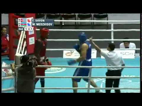 Super Heavy (+91kg) QF - Savon Erislandy (CUB) VS Magomedrasul M.(AZE) -2011 AIBA World Champs
