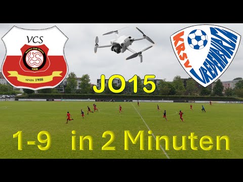 VCS tegen Vredenburch JO15-1 Resultaat 1-9 in 2 minuten