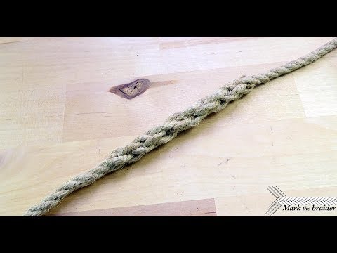 Short splice- joining 2 pieces of rope