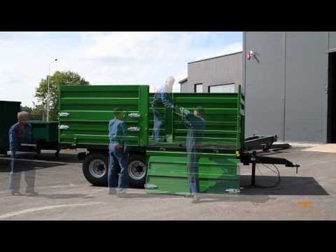 Palms Bortinės puspriekabės 3-20 t., бортовые