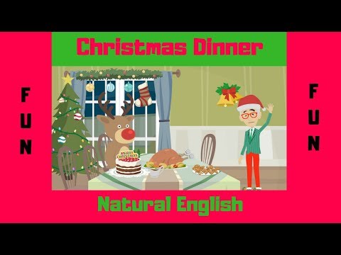 Christmas Dinner Traditions | Food around the World ESL Conversations