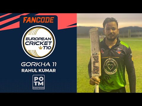 POTM: R.Kumar - GAM vs GOR | Highlights | FanCode ECT10 Portugal | Portugal 2022 | ECT22.026