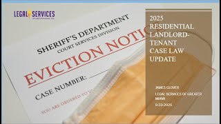 2025 Residential Landlord Tenant Case Law Update