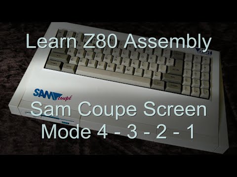 Lesson P58 - Modes 4, 3, 2 and 1 on the Sam coupe