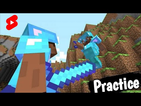 Vadki Shorts - Doing some pvp practice in minecraft #shorts