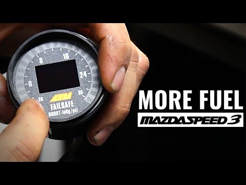 Mazdaspeed 3 - 6th Port Aux Fuel Install (Part 3) - Split Second Controller & AEM Gauges