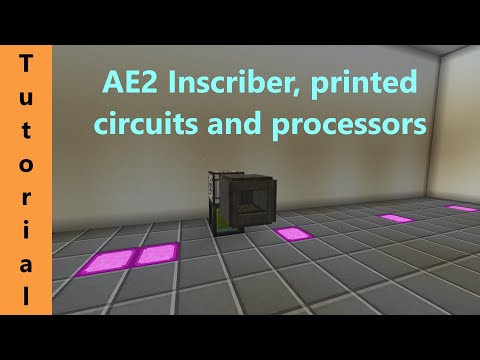 Syn's Shorts - AE2 Inscriber, printed circuits and processors - AE2 (1.12.2)