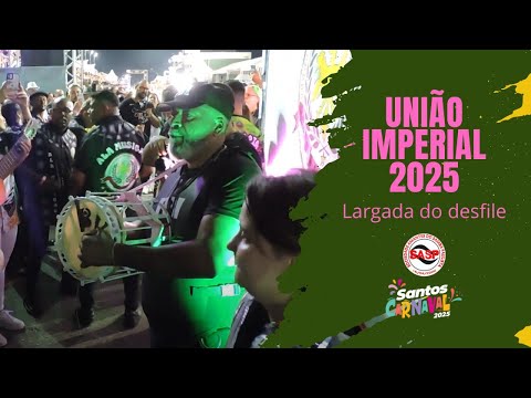 Carnaval 2025 - Santos | Largada do desfile da União Imperial