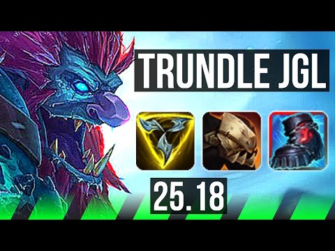 TRUNDLE vs VOLIBEAR (JGL) | 6/3/20 | EUW Diamond | 25.18