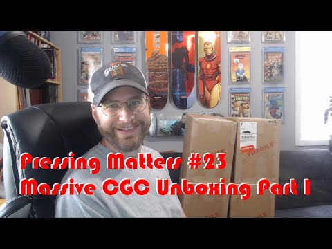 Massive CGC 9.8 Pre-Screen Unboxing Part 1