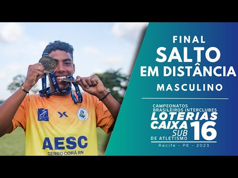 Thrilling competition in the long jump final | Brazilian Under-16 Athletics Championships