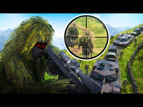 My Sniper vs Their Entire Army! - ARMA Reforger