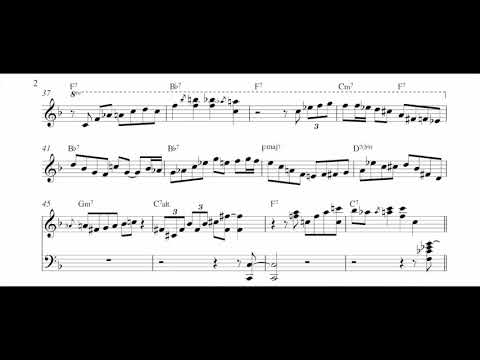 Wynton Kelly's Solo on Pfrancing/No Blues (Sheet Music)