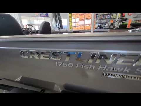 2023 Crestliner 1750 FISH HAWK SE SC JS in Kaukauna, Wisconsin - Video 1