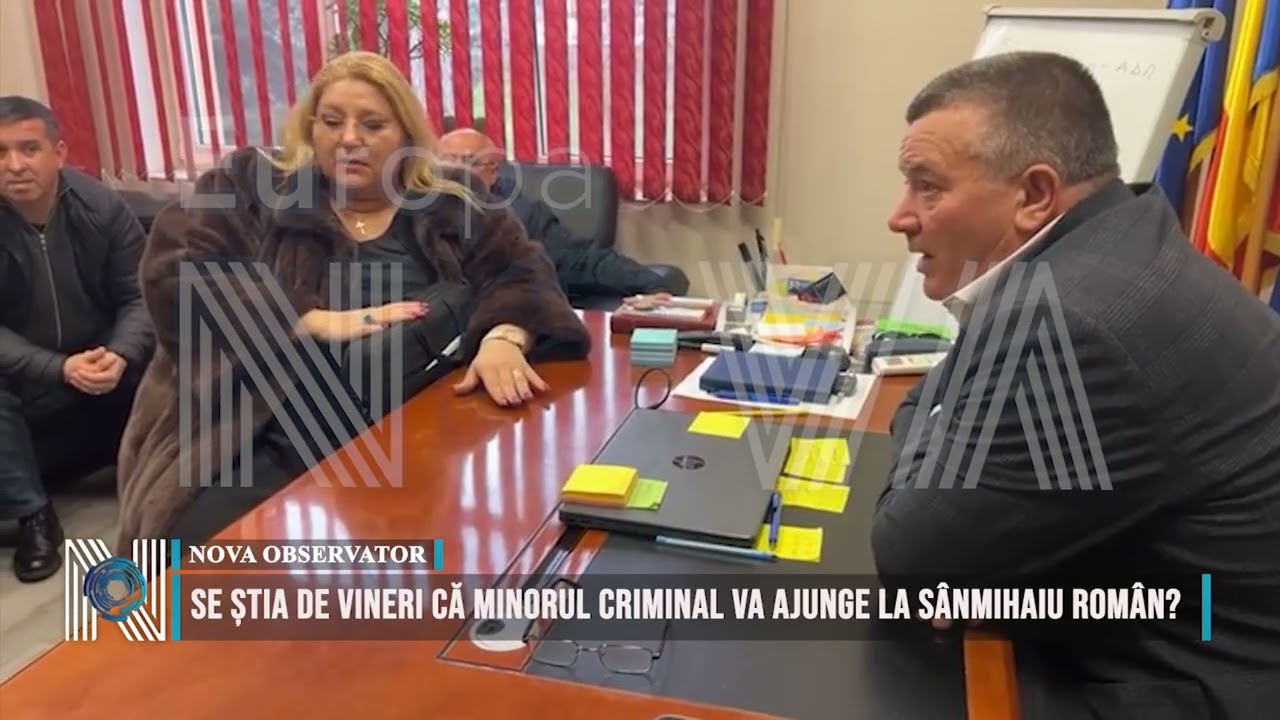 SE ȘTIA DE VINERI CĂ MINORUL CRIMINAL VA AJUNGE LA SÂNMIHAIU ROMÂN?