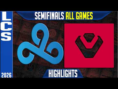 C9 vs SEN Highlights ALL GAMES | LCS Semifinals 2026 Playoffs | Cloud9 vs Sentinels