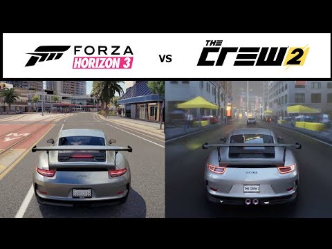 ✪ The Crew 2 vs Forza Horizon 3 - Graphics Comparison (HD)