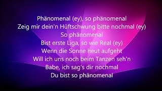 Phänomenal -- Pietro Lombardi (Lyrics)