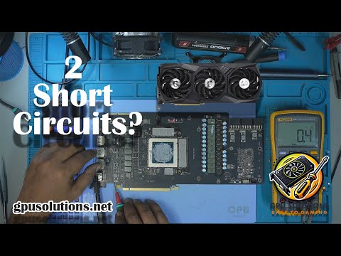 MSI RTX 3090 Repair – Dual Short Circuit Fix