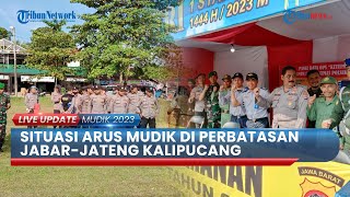 Suasana Mudik di Perbatasan Jabar-Jateng Kalipucang Masih Terpantau Landai di H-4 Jelang Lebaran