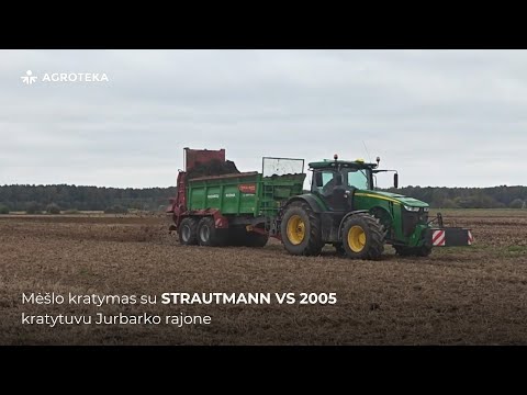 Strautmann VS 2005, manure shakers, compost shredders