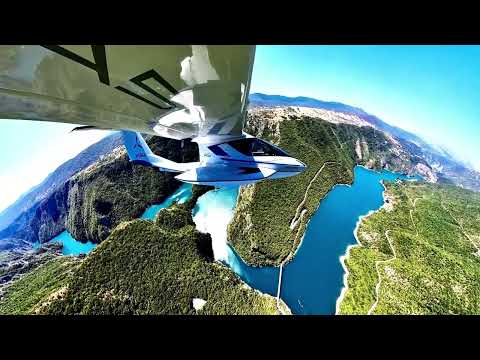 ICON A5 through one of the World’s most beautiful canyons – river Piva, Montenegro