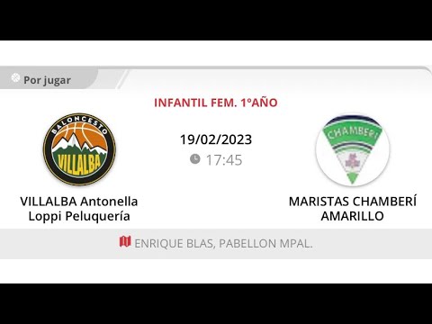 Infantil fem 10 VILLALBA ANTONELLA LOPPI PELUQUERIA - MARISTAS CHAMBERI