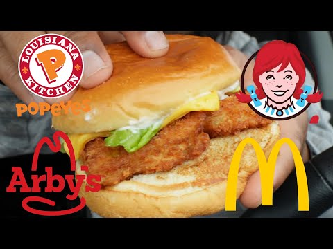 Fish sandwich showdown! Who has the BEST? Popeyes, Wendys, Arbys or Mcdonalds