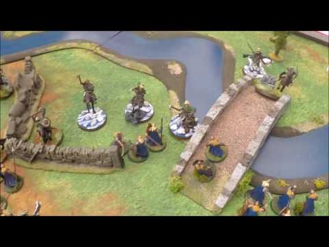 Hobbit SBG Battle Report 32 - 600 pts Lothlorien vs Rohan