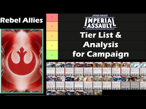 Imperial Assault Campaign Allies - Tier List and Analysis