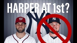 THE YANKEES WANT HARPER TO PLAY 1st