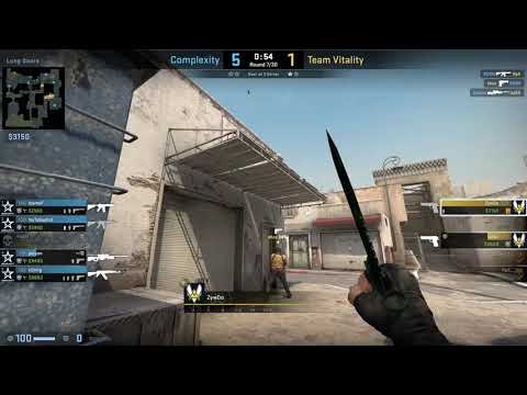 CS:GO POV Demo Vitality ZywOo (30/25) vs Complexity (de_dust2)