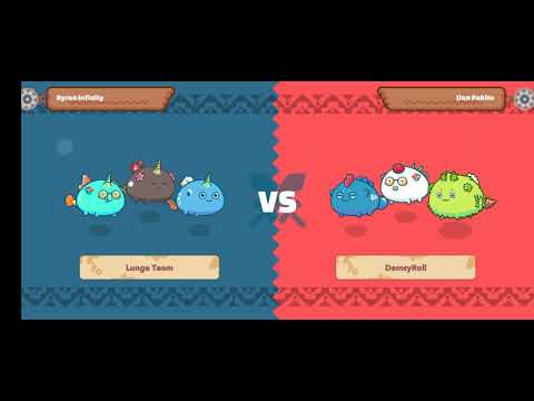 Triple Scaly Lunge Team at 2k+ MMR. Season 19 #axie #axieinfinity