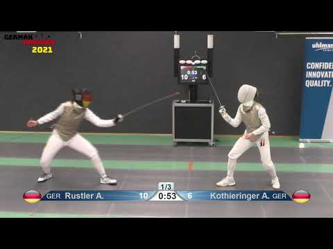 T9-12 Individual German Masters TBB GM B3  KOTHIERINGER Anna Sophie DE vs RUSTLER Aline DE