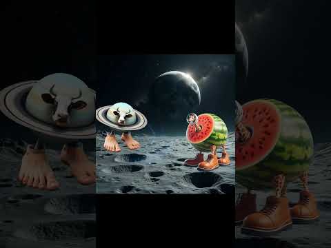 La Vaca Saturno Saturnita vs Giraffa Celeste Viaggio Agreste⚔️ #shorts #brainrot #memes #viral