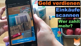 Geld verdienen mit Apps: Nielsen Homescan oder Yougov Shopper? Einkäufe scannen und Prämien erhalten