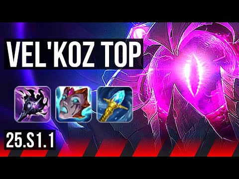 VEL'KOZ vs JAYCE (TOP) | Rank 11 Vel'Koz | KR Master | 25.S1.1