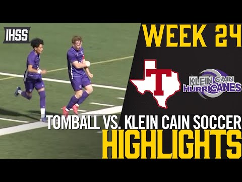 Tomball vs Klein Cain Boys Soccer Highlights | 15-6A Matchup