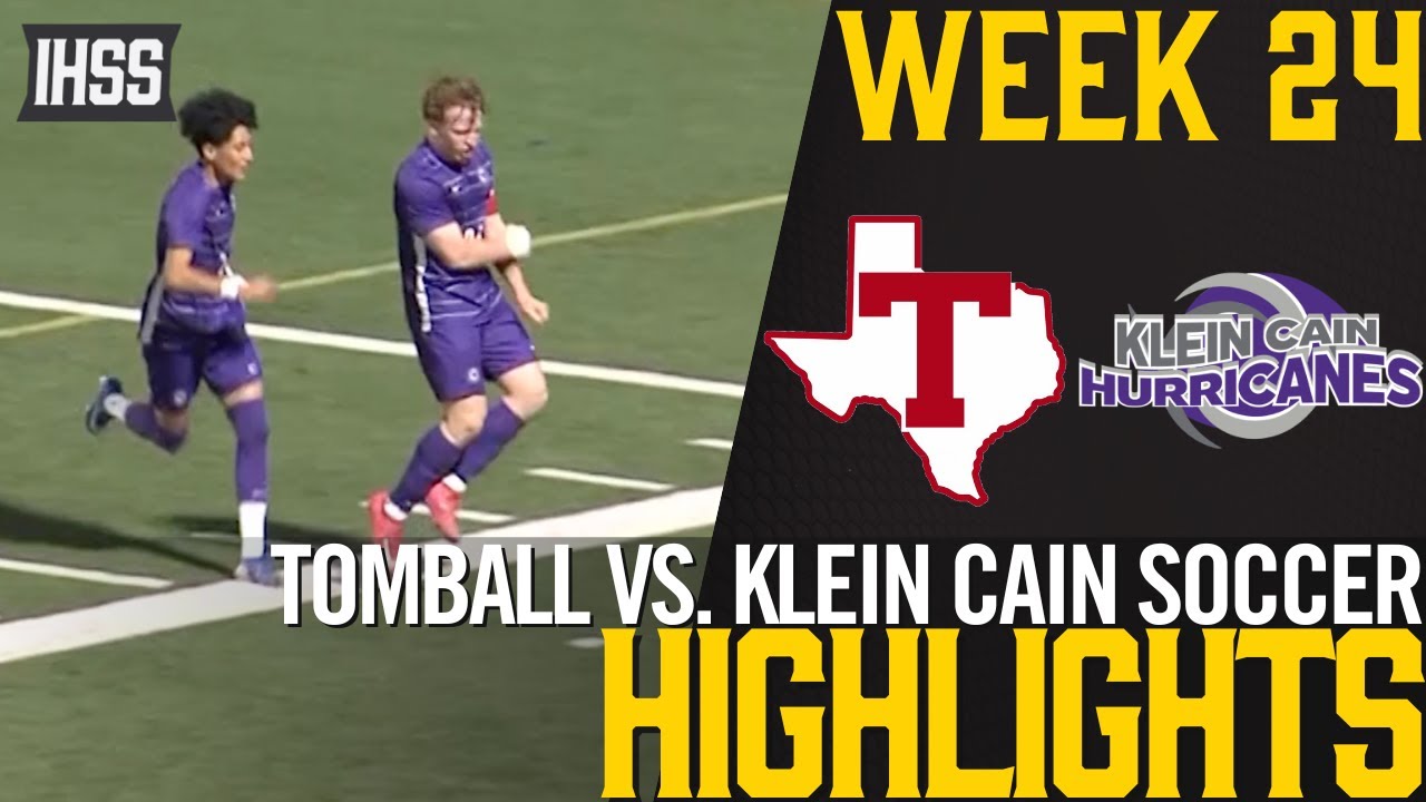 Tomball vs Klein Cain Boys Soccer Highlights | 15-6A Matchup