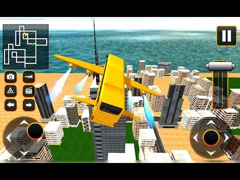 Flying School Bus Sim 2017 Video